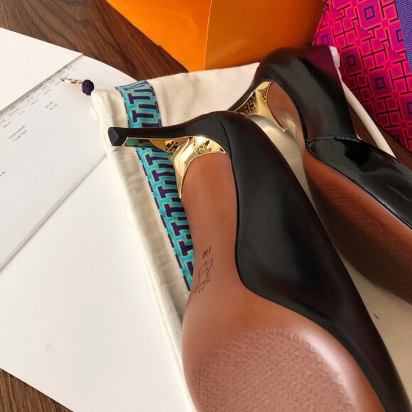 Tory Burch 55MM Pump Black Size 7 - Picture 7 of 8